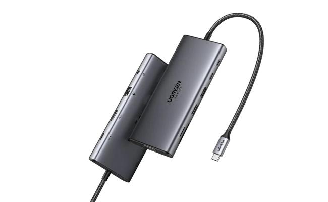 UGREEN 11-in-1 USB-C Hub CM639 – 4K@60Hz HDMI, VGA, Gigabit Ethernet, 100W PD Charging UGREEN 11-in-1 USB-C Hub CM639 – 4K@60Hz HDMI, VGA, Gigabit Ethernet, 100W PD Charging